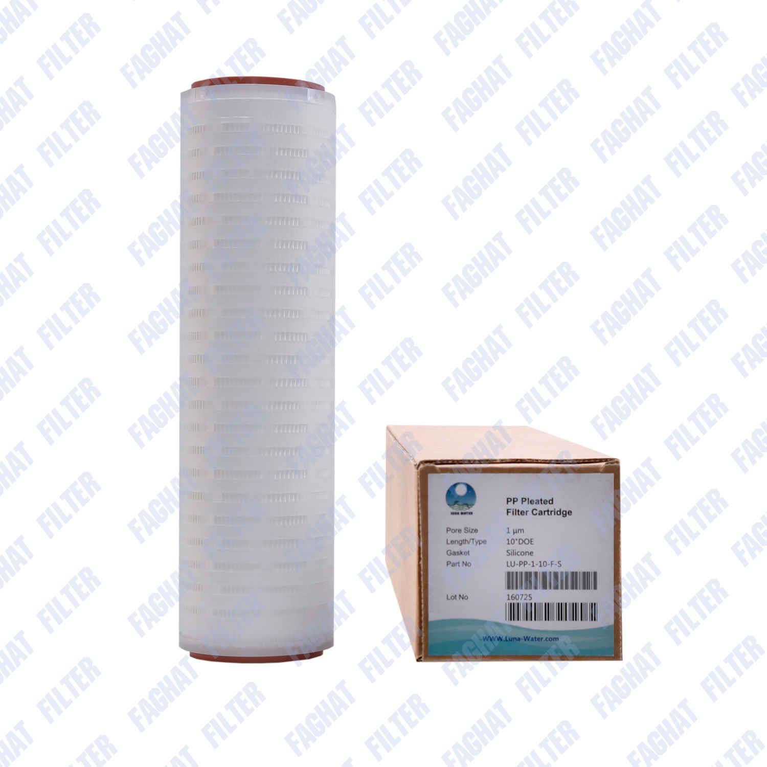 فیلتر چین دار pp دوسرباز 10 اینچ 1 میکرون مدل DOE 10 لوناواتر Luna water