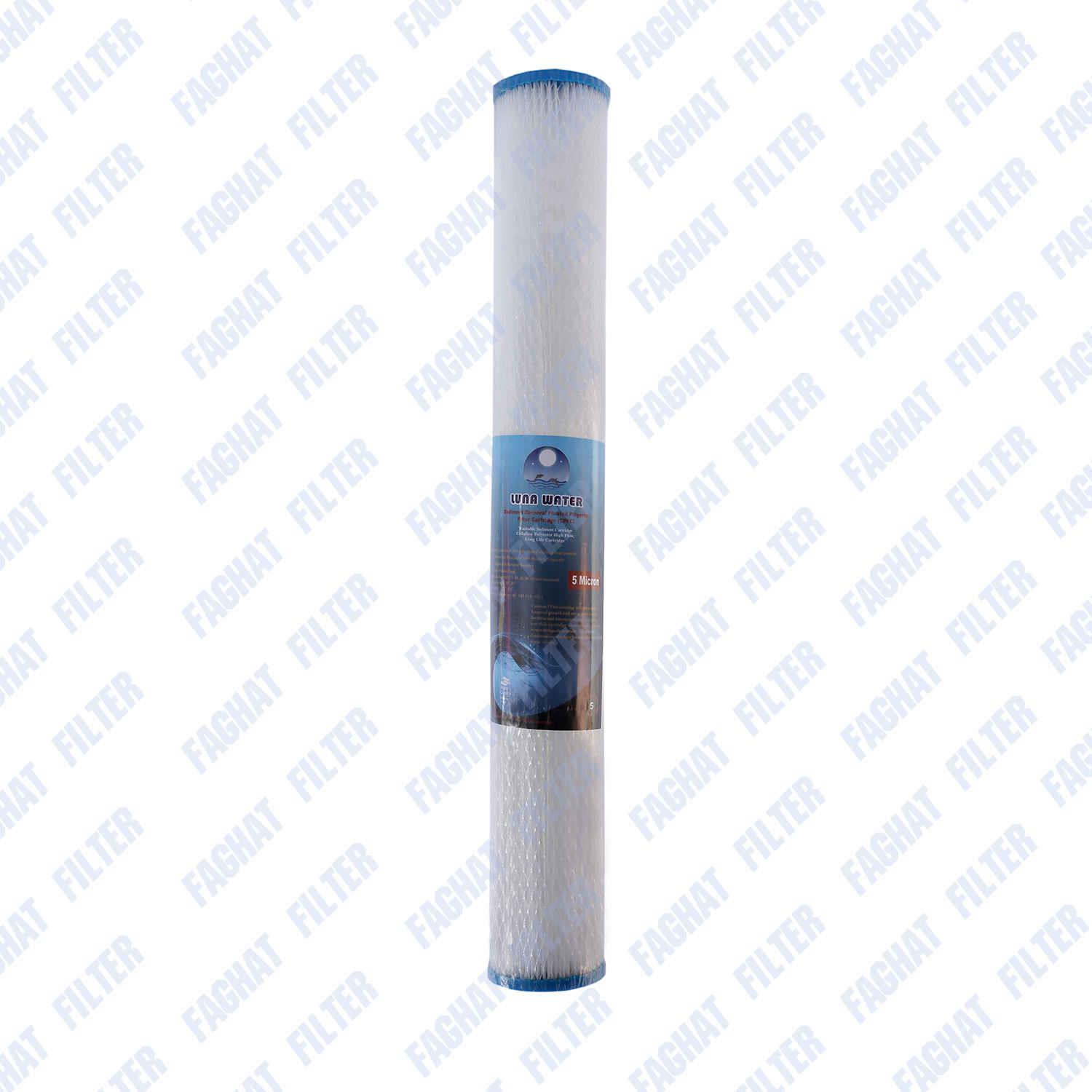 فیلتر پلی استر ( آکاردئونی) 20 اینچ 5 میکرون لونا واتر Luna water