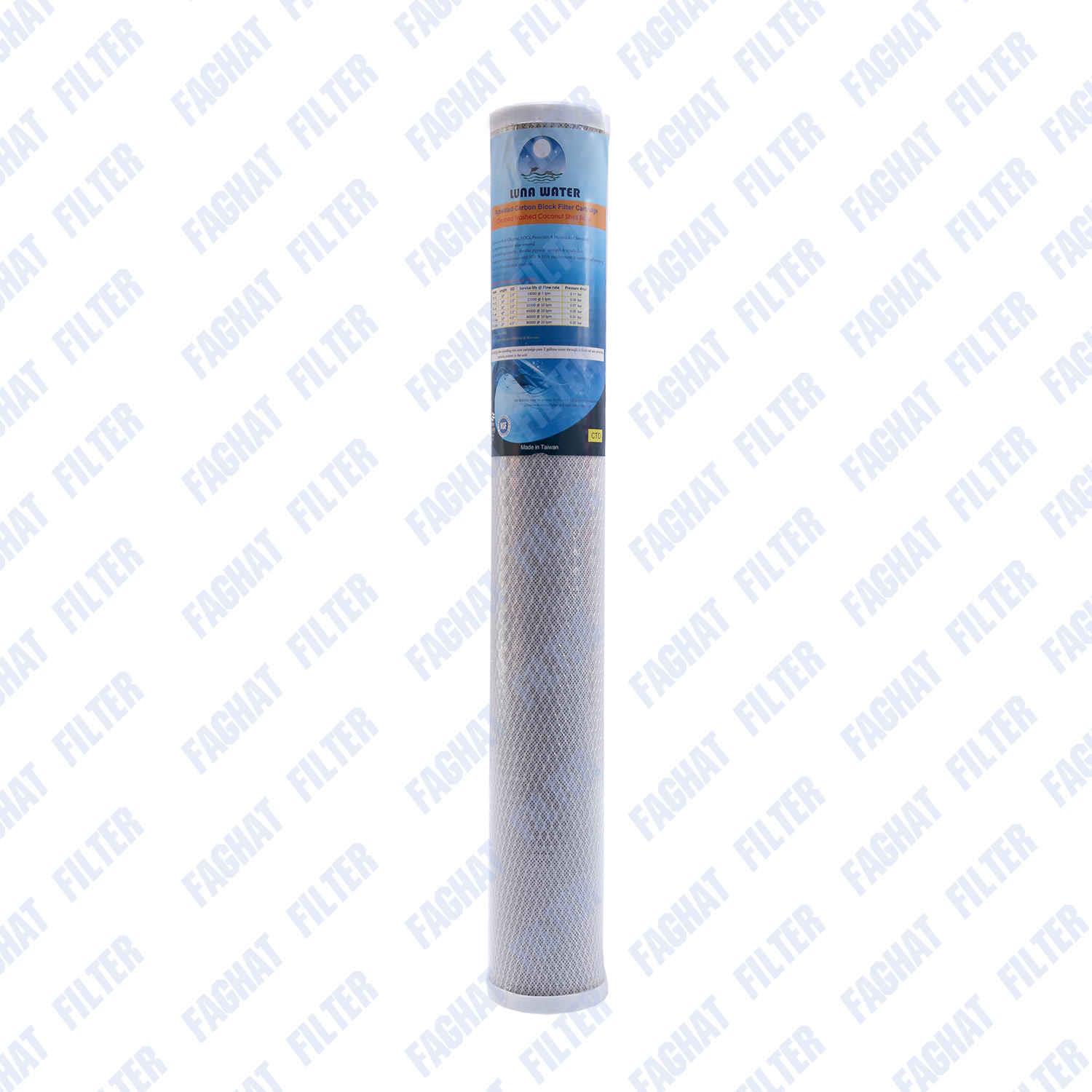 فیلتر کربن بلاک 20 اینچ لوناواتر Luna water