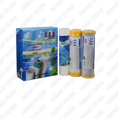پک 3 عددی فیلتر تصفیه آب خانگی cck