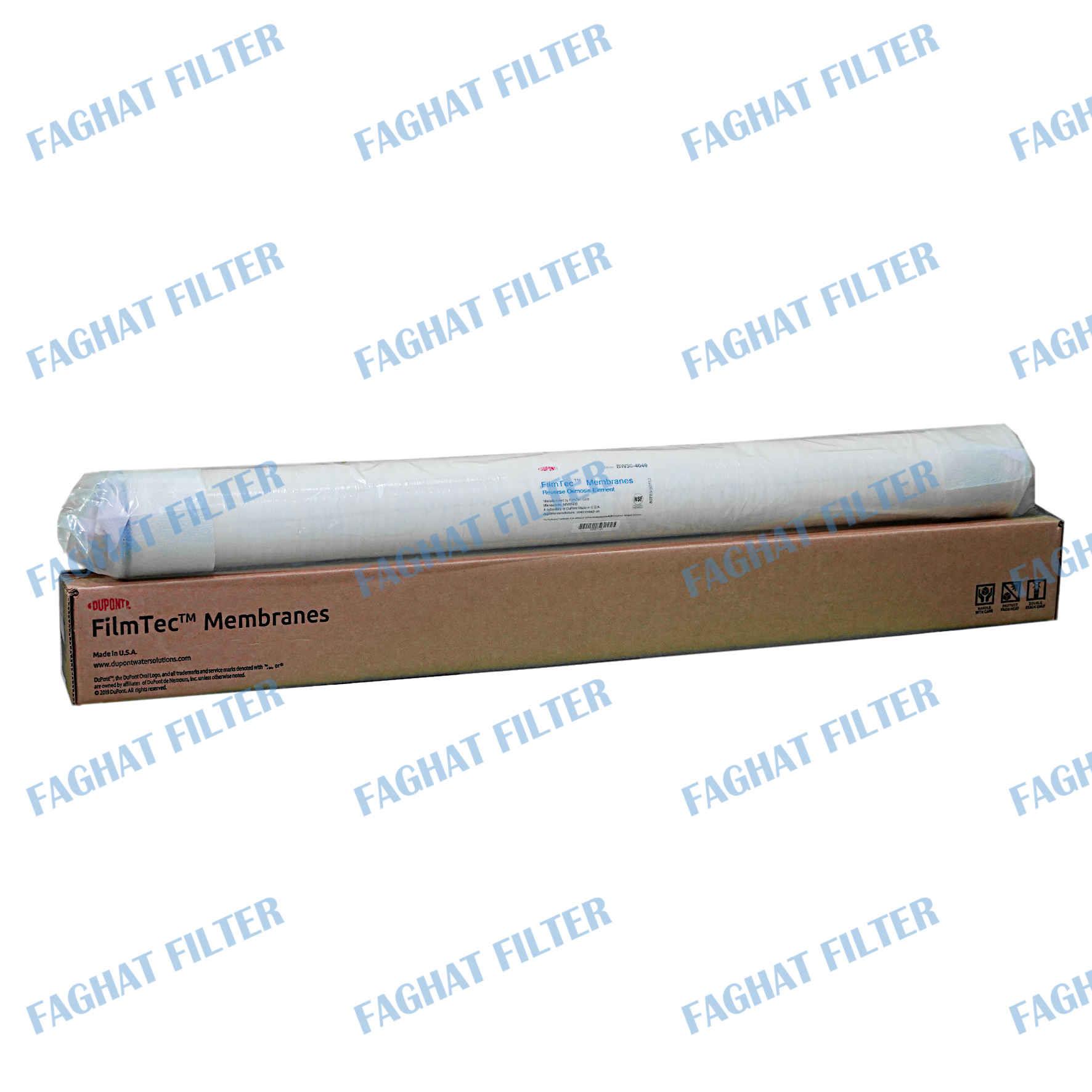 فیلتر ممبران 4 اینچ مدل BW30-4040 DRY فیلمتک FILMTEC (ِDUPONT)