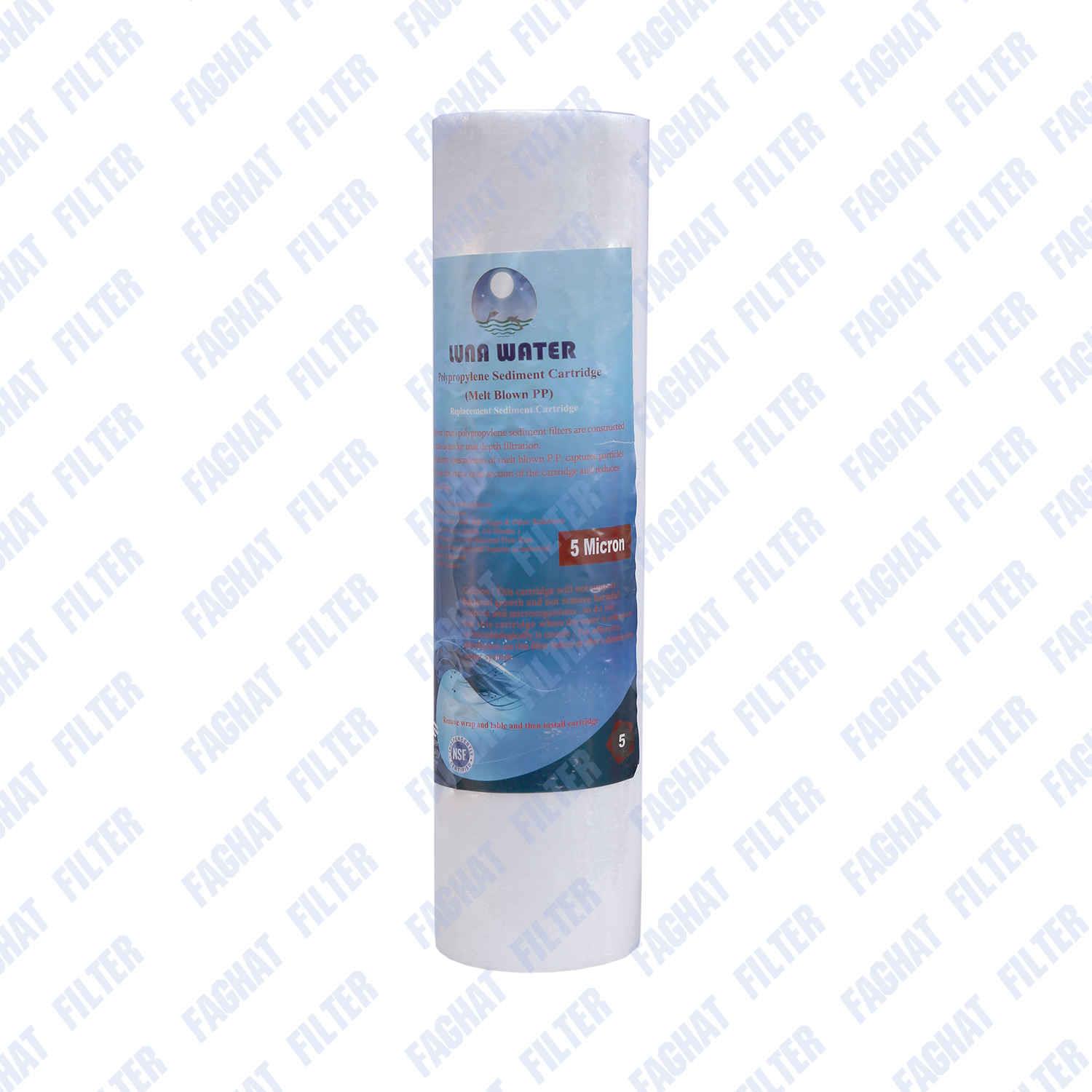 فیلتر pp اسلیم 10 اینچ 5 میکرون لوناواتر Luna water
