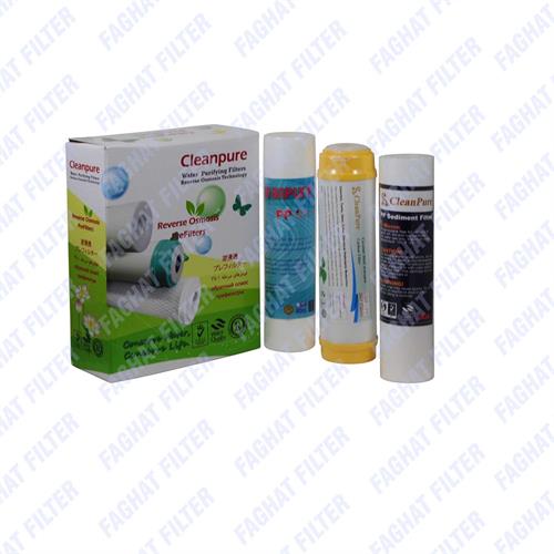 پک 3 عددی فیلتر 1،2،3 کیلین پیو cleanpure